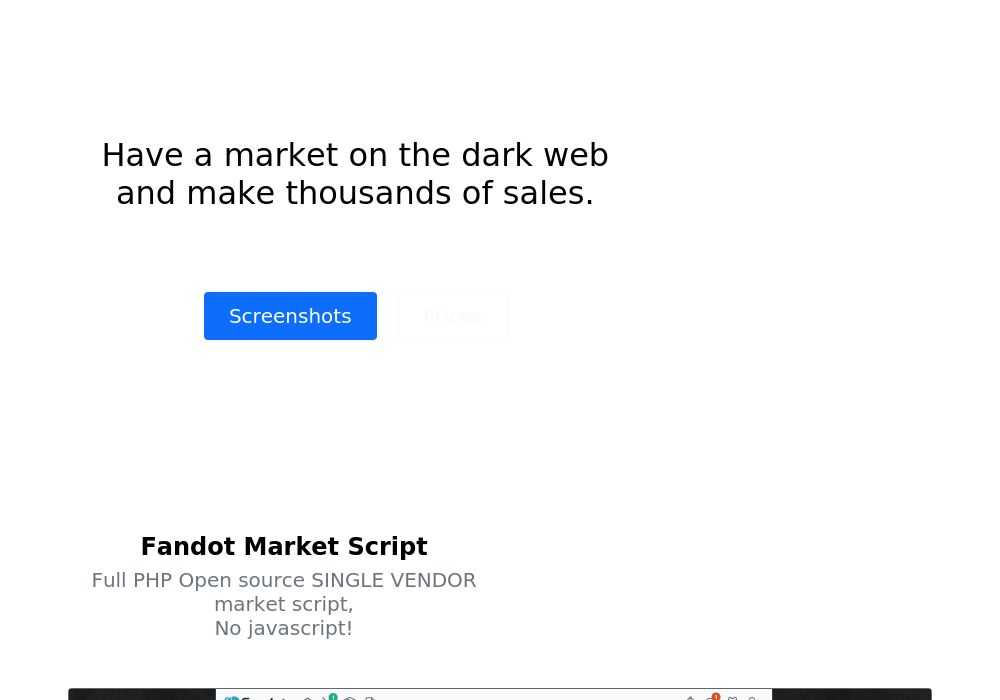 Fandot Market Script